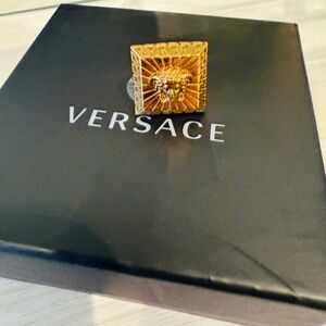 Versace Gold Medusa Ring